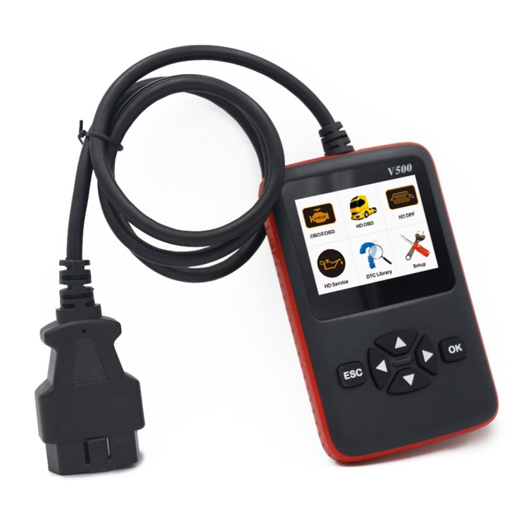 V500 Trunk HD Reading Card Professional OBDII Diagnostic Code Scanner Tool, V500 V500 Trunk HD Reading Card Professional OBDII Diagnostic Code Scanner Tool, V500